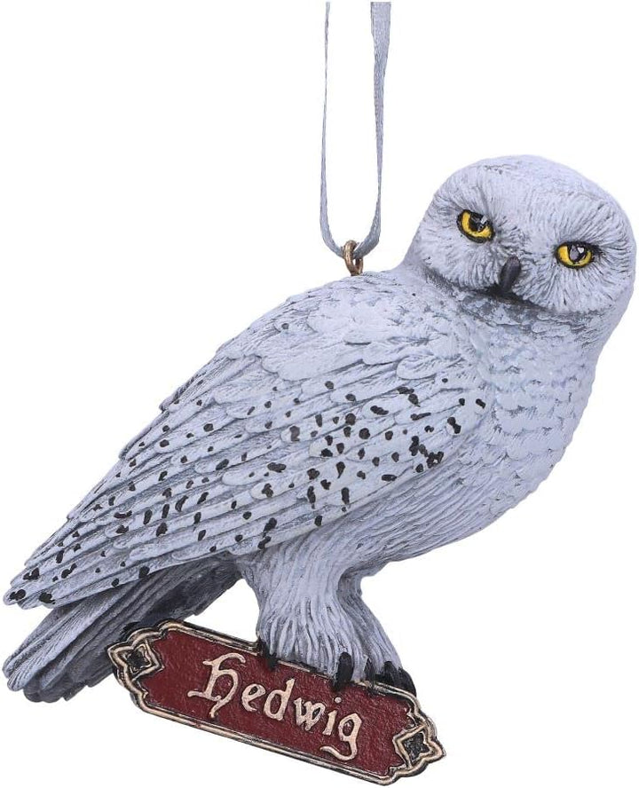 Nemesis Now Harry Potter Hedwig Hanging Ornament, White, 9cm