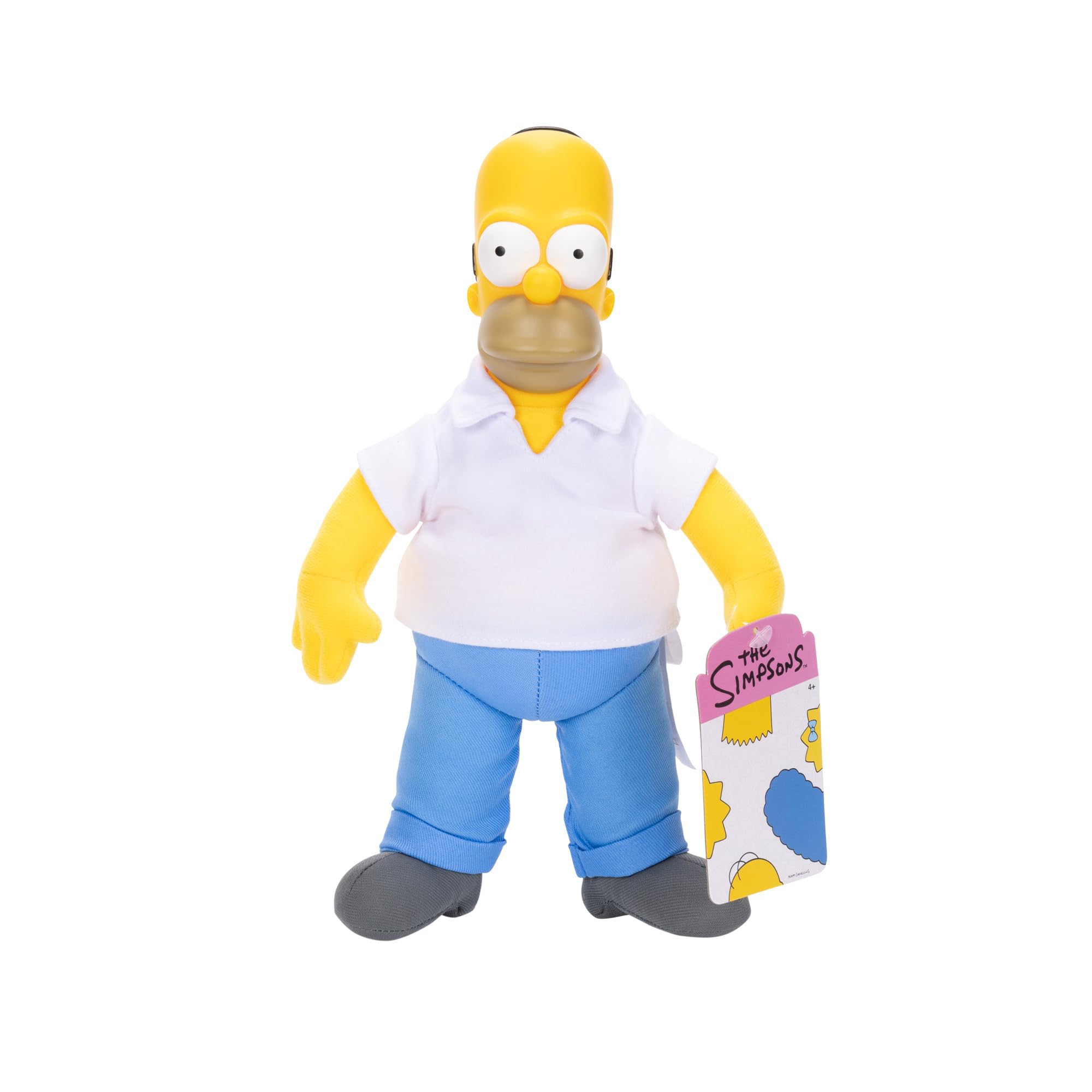 The Simpsons Homer Plush 25cm by JAKKS Pacific - Soft Stuffed Animal for Kids 1