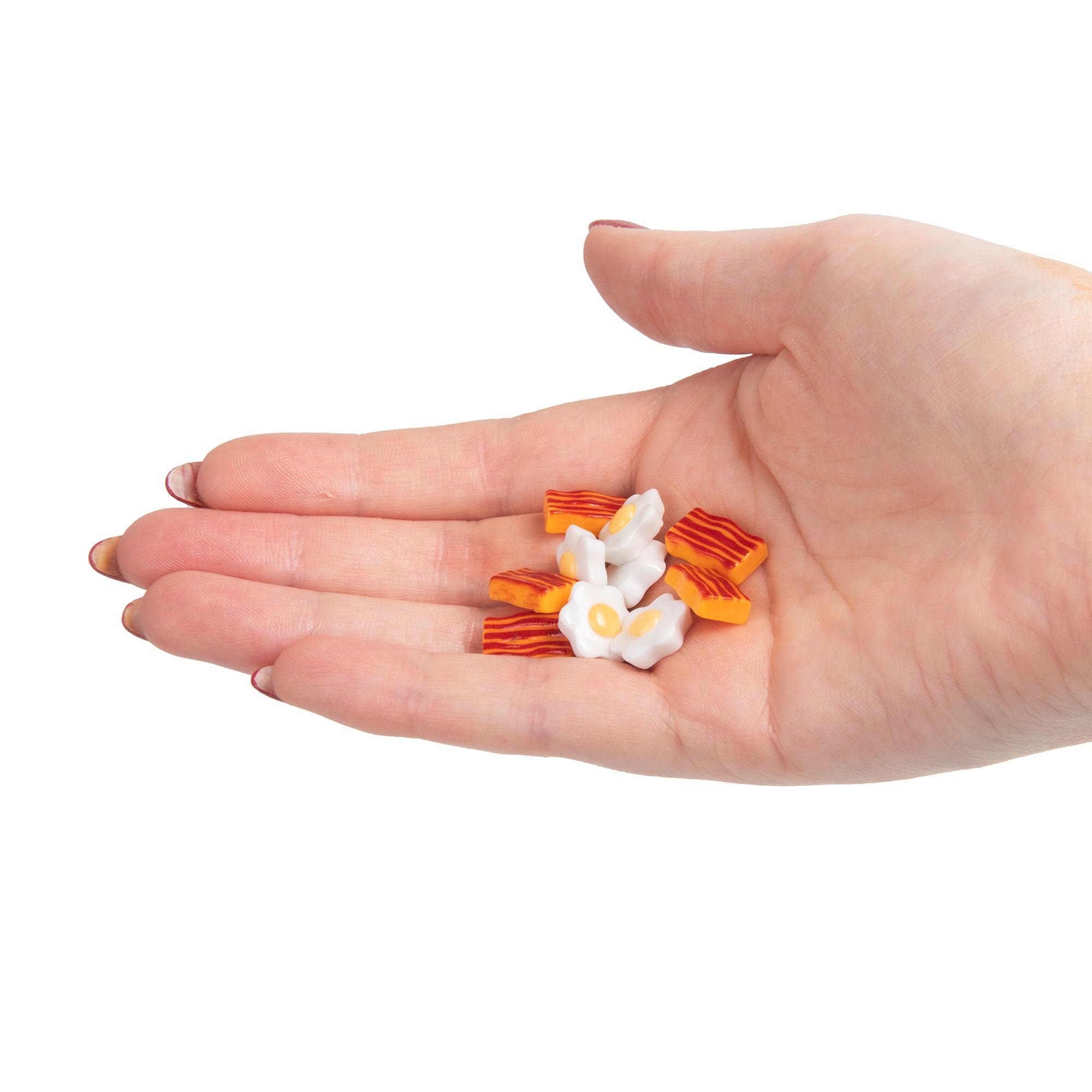 SCRUNCHEMS Sticky Squishy Tic-Tac-Toast - Interactive Fidget Toy with Removable Bacon & Eggs | Multi Coloured Plastic 3