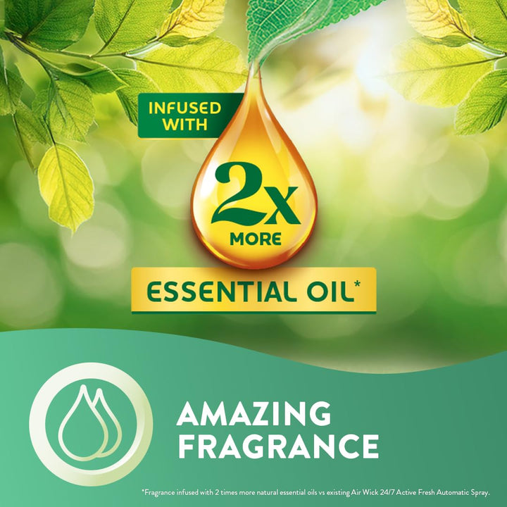 Air Wick - Essential Mist Refills Linen & White Orchid Pack of 6