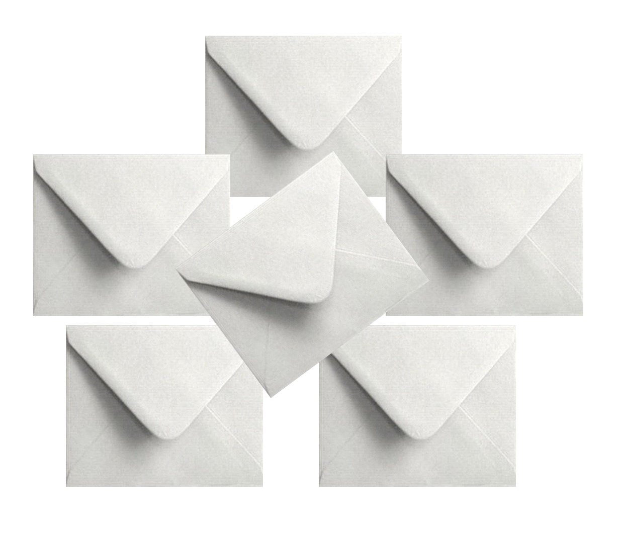 House of Card & Paper C6 White Envelopes - 114mm x 162mm | Pack of 25 | Made in the UK 1