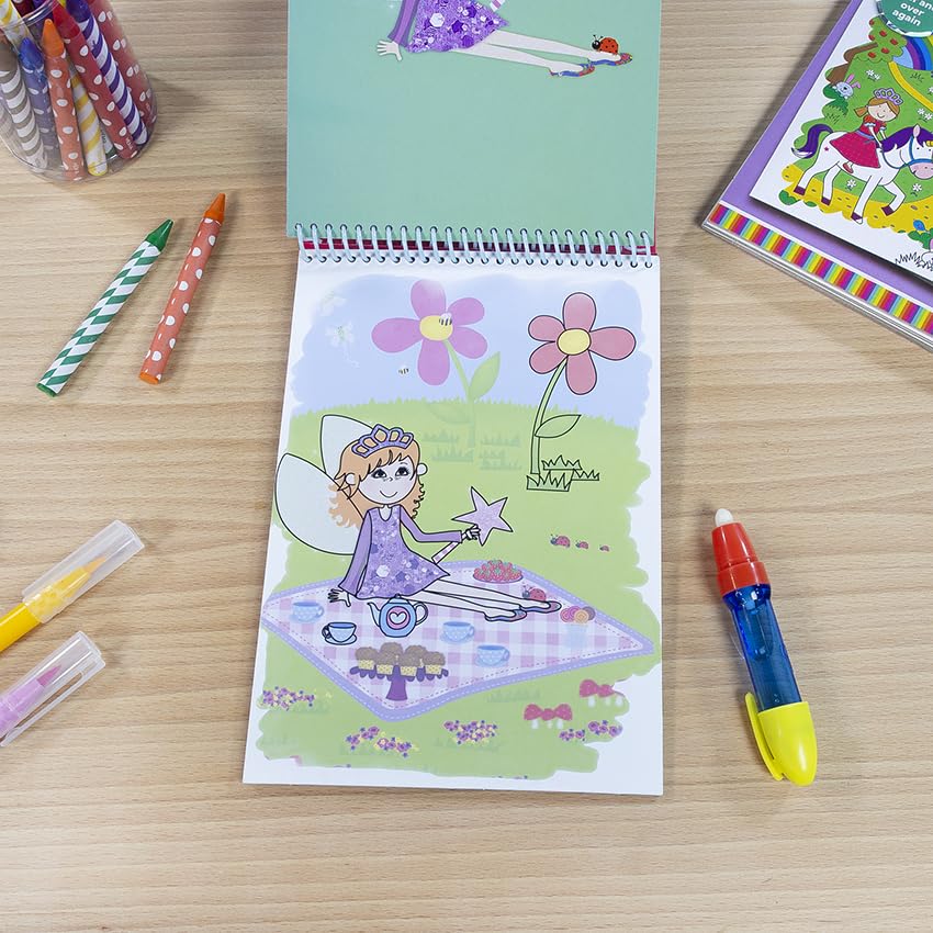 Galt Water Magic - Fairies Colouring Book | Mess-Free Reusable | Ages 3+ 2