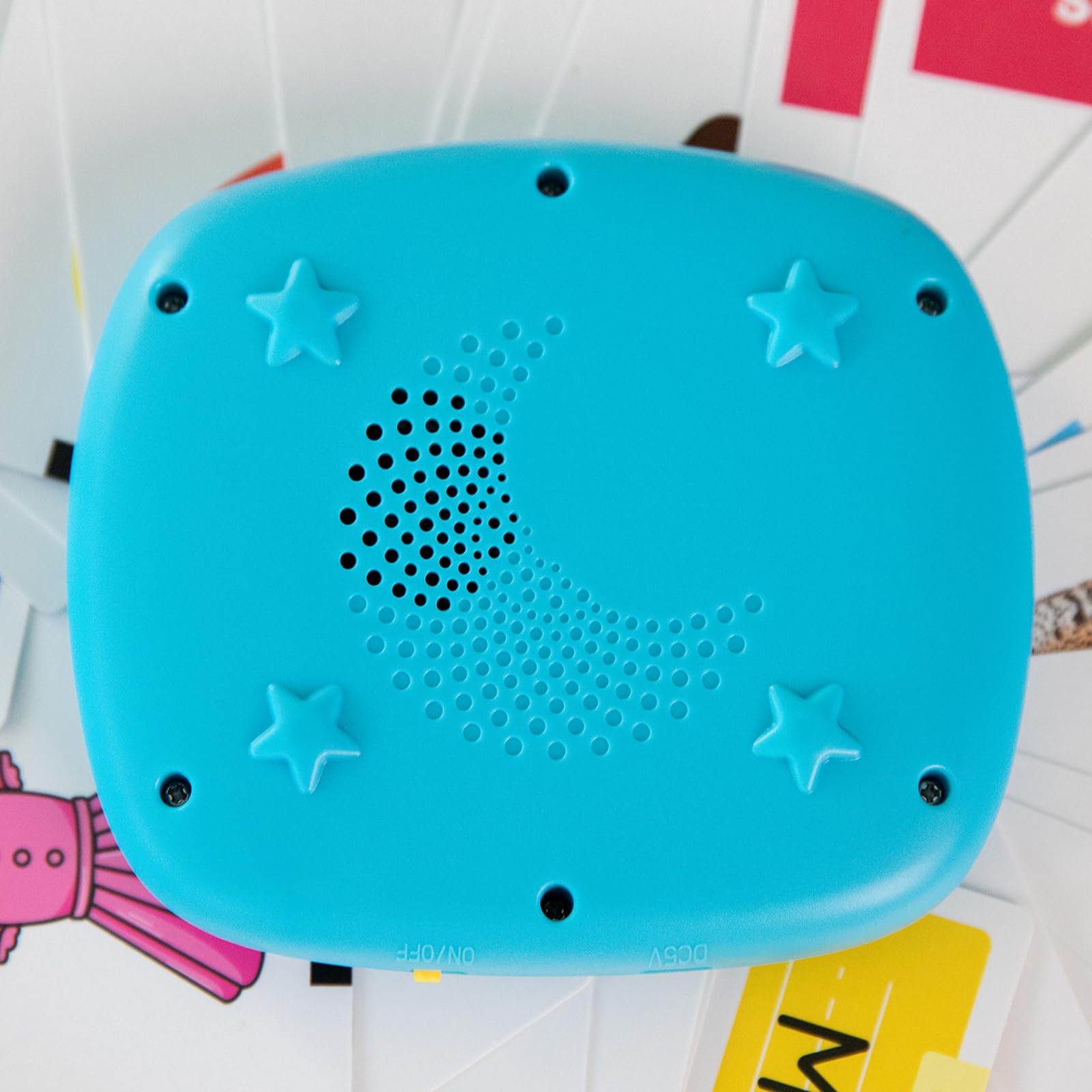 HOMESTEC Montessori Talking Flashcards - 280 Words & 8 Nursery Rhymes, Educational Toy for Toddlers 18M+ 18