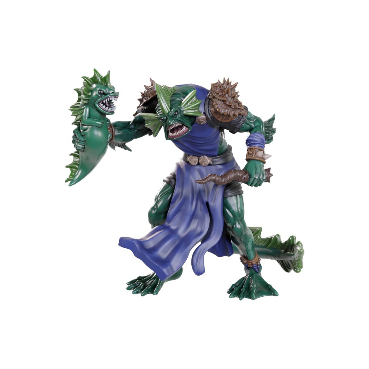 WizKids D&D Nolzur's Marvelous Miniatures - Sahuagin Priestess | Ready to Paint Plastic Miniature | Unisex Adult 2