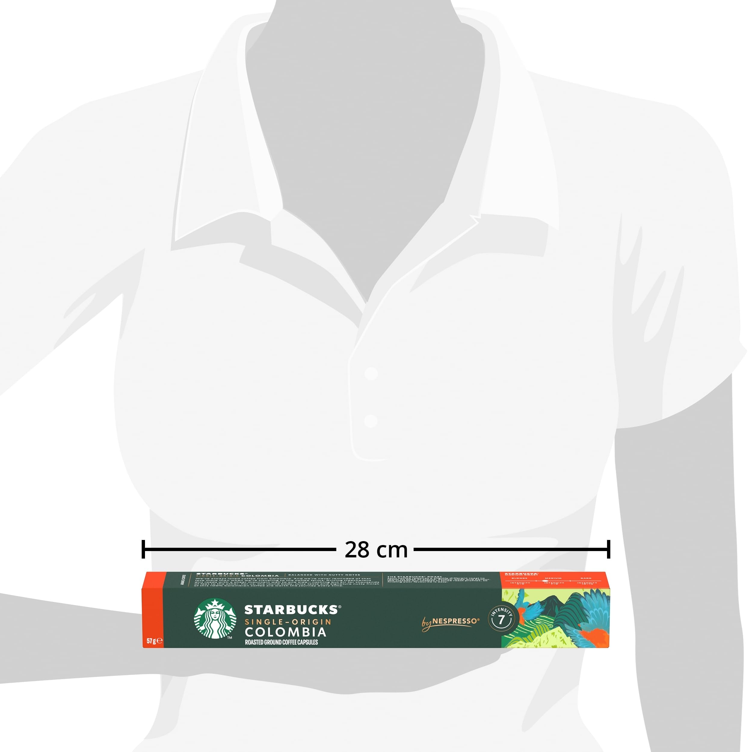 STARBUCKS - Single-Origin Colombia Medium Roast Coffee Capsule for Nespresso 3