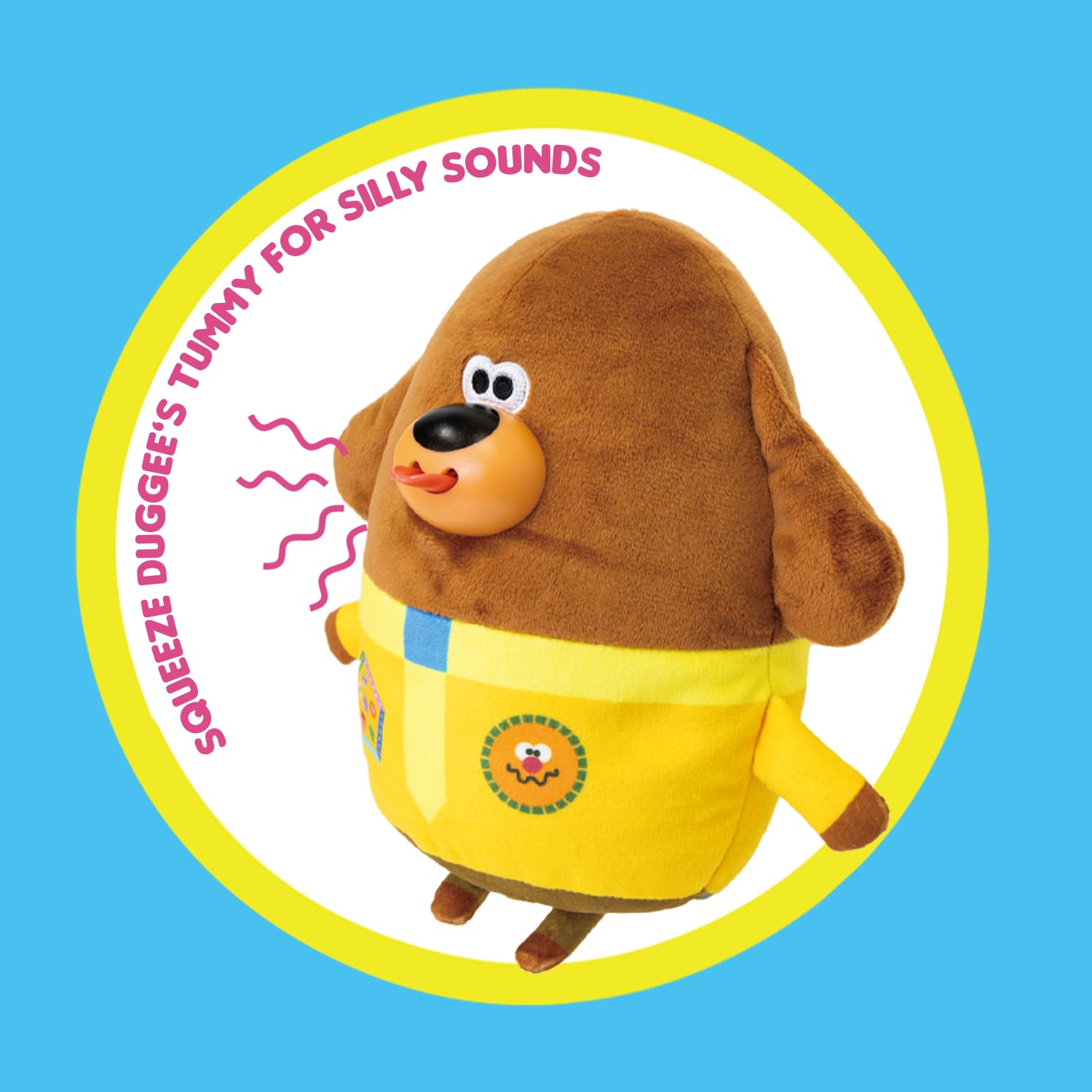 Hey Duggee Silly Sounds Duggee Teddy Bear - Squeeze & Laugh Interactive Plush Toy 10