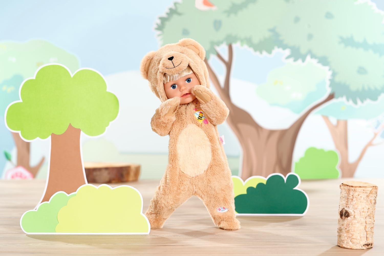 BABY born Bear Suit 836088 - Soft Cotton Polyester Onesie for Dolls 5