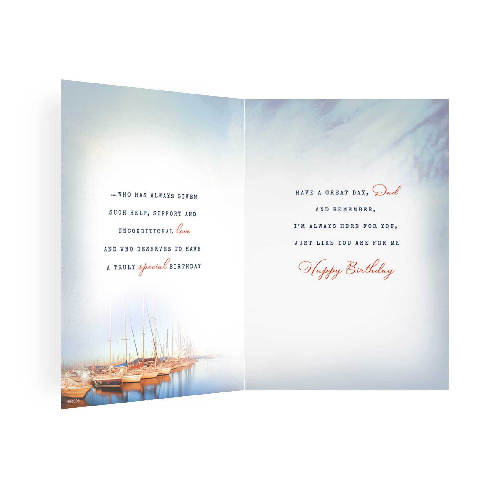 Regal Publishing Avant Garde Studios Birthday Card for Dad | 9 x 6 Inches | Multicolor