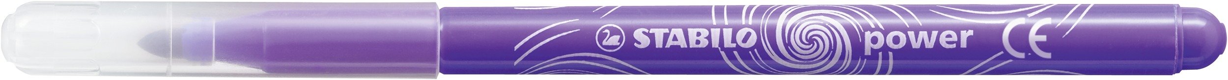 STABILO power Colouring Pens & Markers - 24 Assorted Colours | Washable Ink | 2mm Line 2