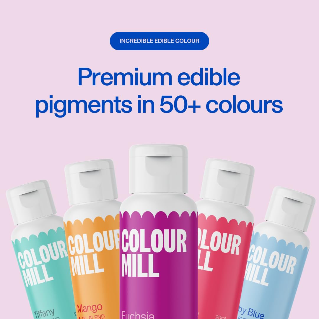 Colour Mill Oil Blend Food Colouring - Mint | Oil-Based | 20 ml 7
