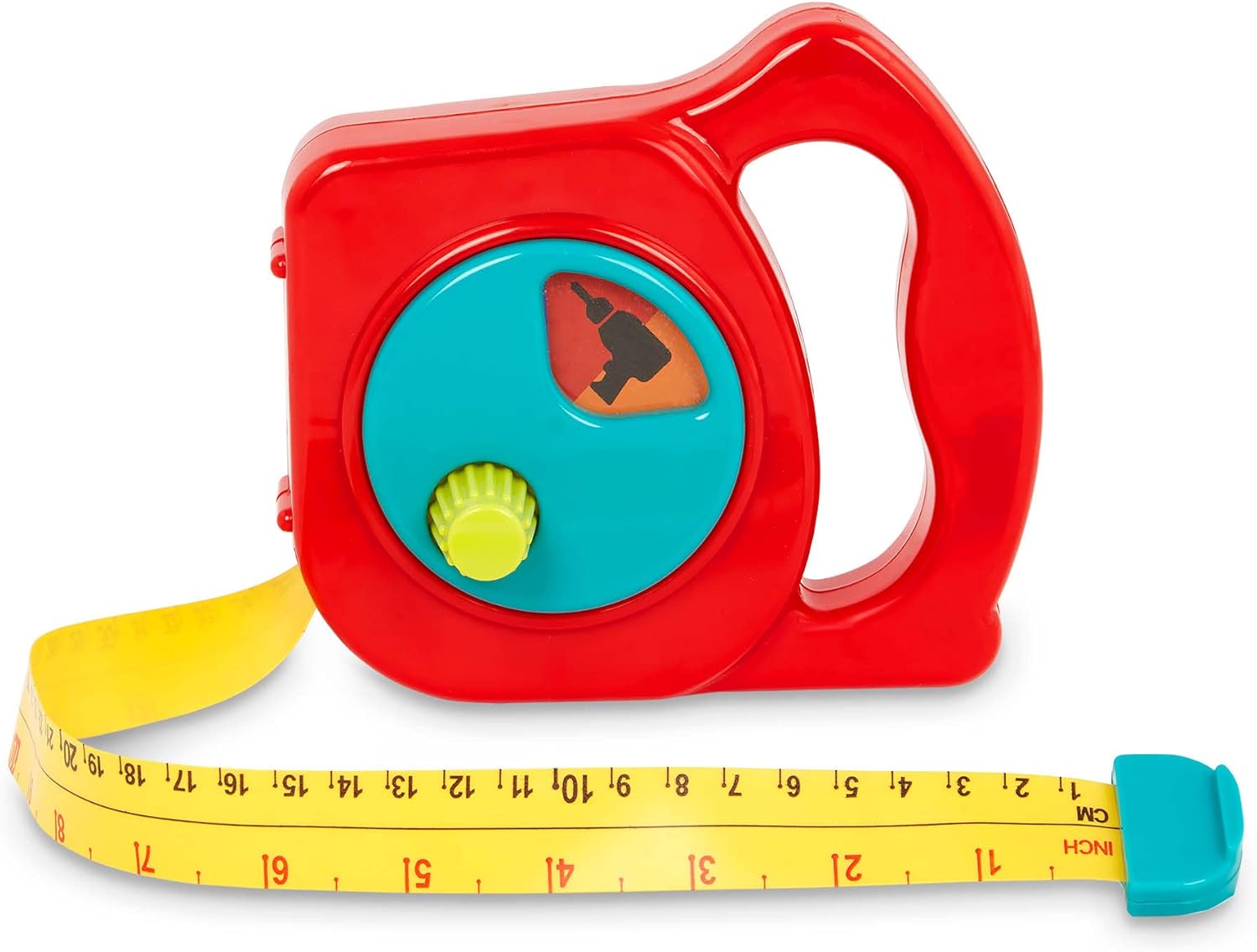 Battat Big Tape Measure Toy - Working Reel & Easy-Hold Handle for Pretend Play - Ages 2+ 1