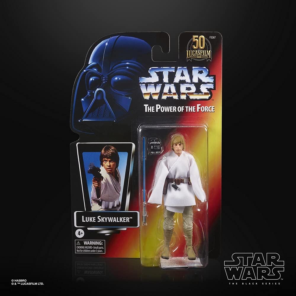 Star Wars The Black Series Lucasfilm 50th Anniversary 6" Luke Skywalker Figure - Collectible Action Figure for Ages 12+