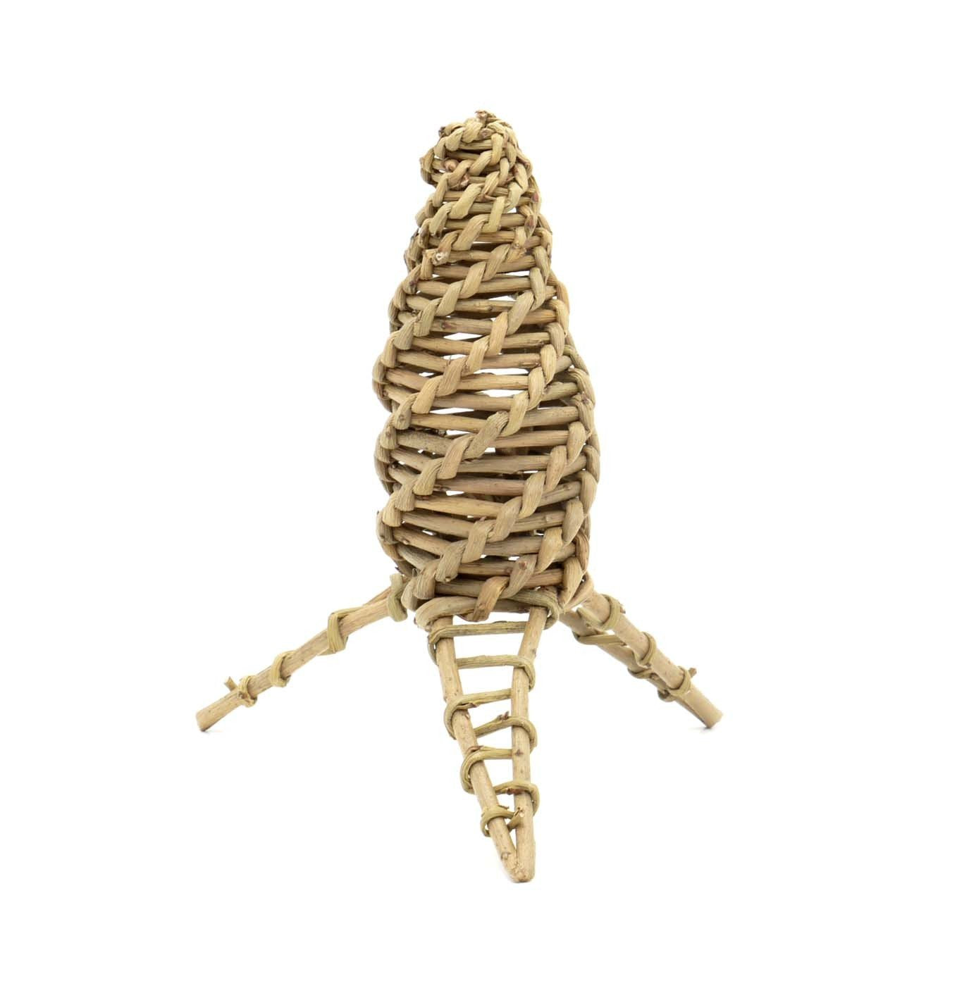 HAPPYPET Willow Carrot Chew Toy - Natural Willow, Promotes Dental Health | 17CM