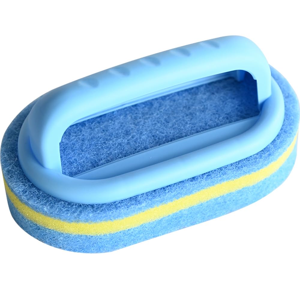 RAM ONLINE Heavy Duty Bathroom Cleaning Brush - Ergonomic Handle | Durable Bristles | 18 Inch