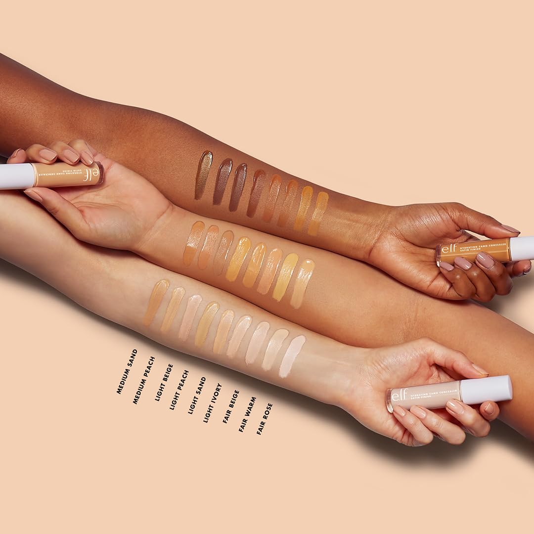 e.l.f. Hydrating Camo Concealer - Lightweight Full Coverage Long Lasting 5