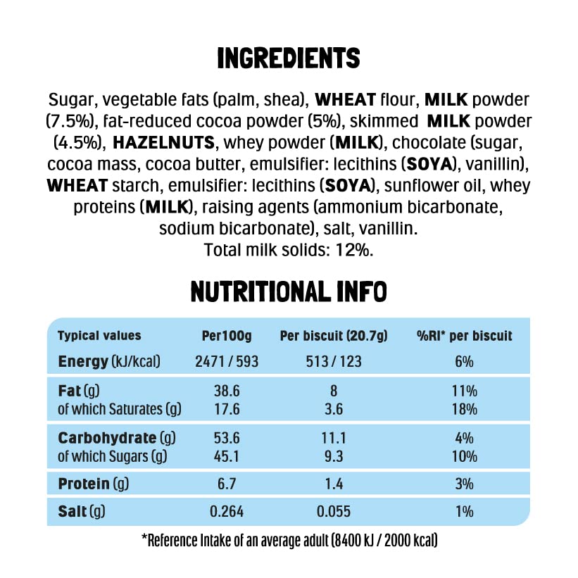 Kinder Happy Hippo Cocoa Crème - Hippo-Shaped Wafer Biscuit with Milky Cocoa Filling, 50 Biscuits (10 Packs x 5) 8
