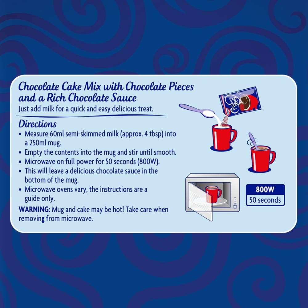 Dr. Oetker Rich Chocolate Pud in a Mug, 70g, Pack of 15 - Microwave Pudding Mix 4