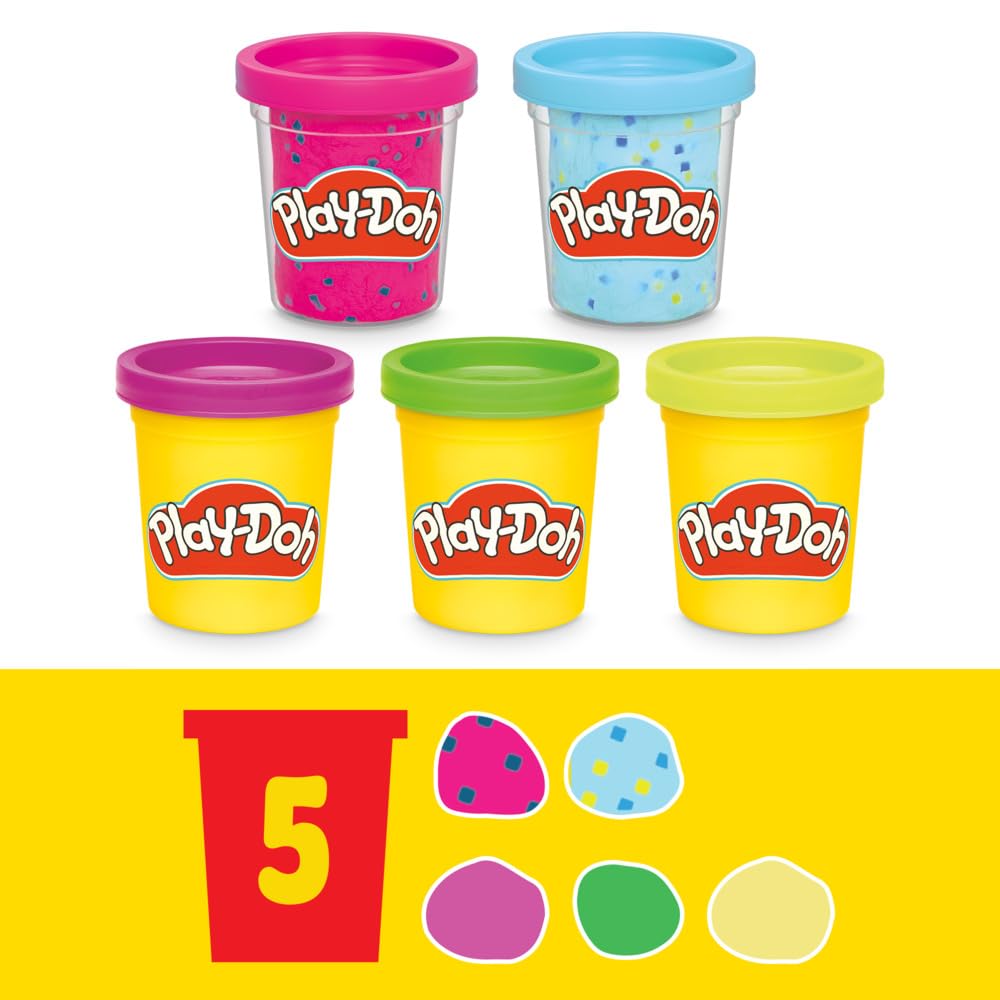 Play-Doh PD IMAGINE NOW 5 PACK - Multi-color Modeling Compound | Ages 3+ 2