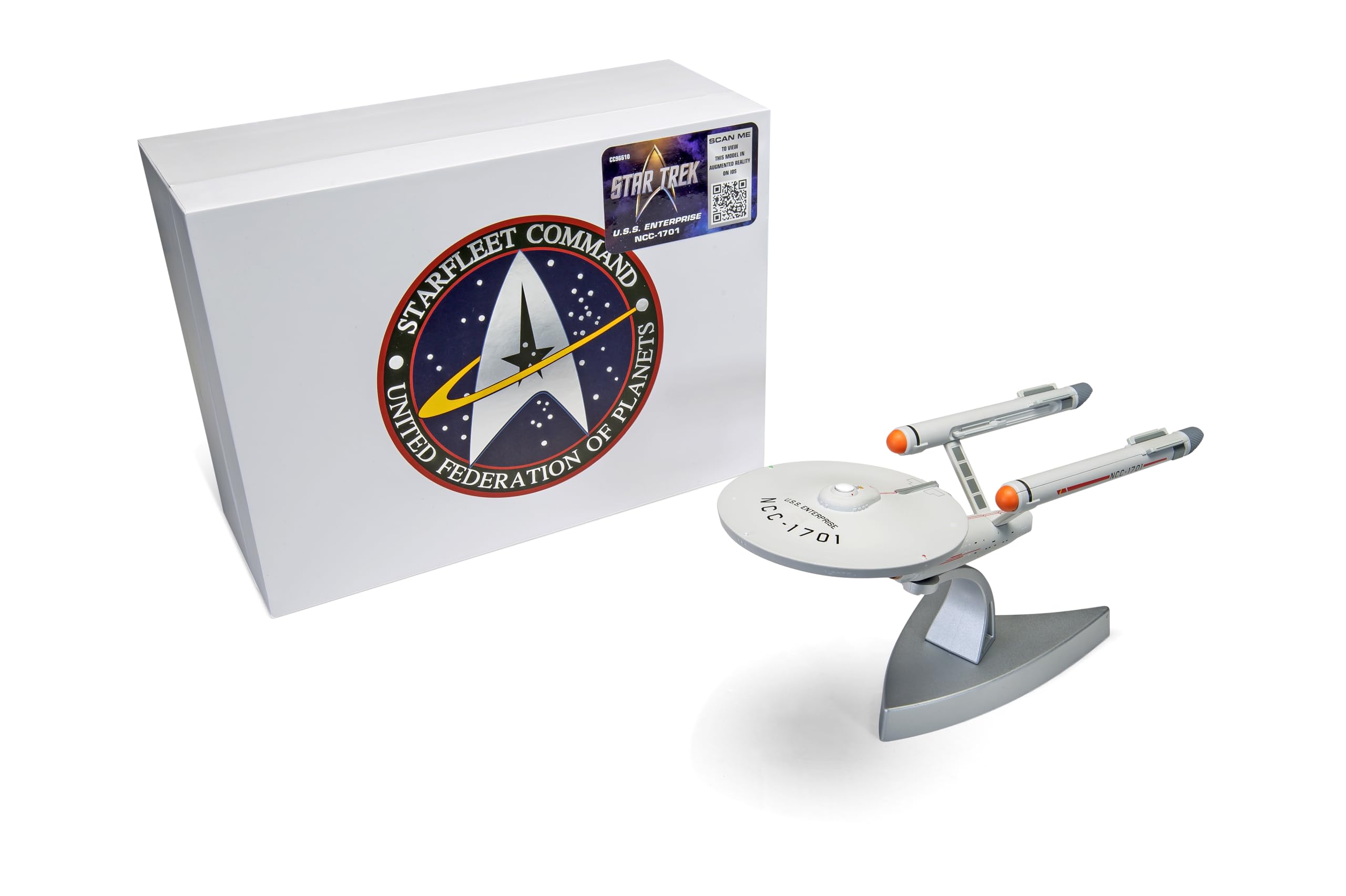 Corgi Diecast USS Enterprise NCC-1701 Star Trek Model - Collectible Spacecraft Toy for Adults