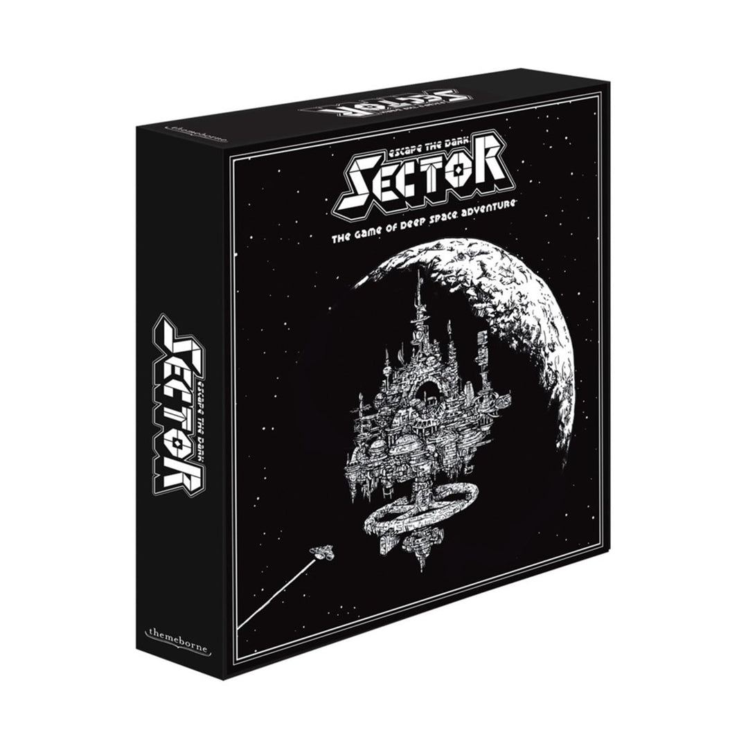 Themeborne | Entkomme dem dunklen Sektor | Brettspiel | 1 - 4 Spieler | Ab 14 Jahren | 45