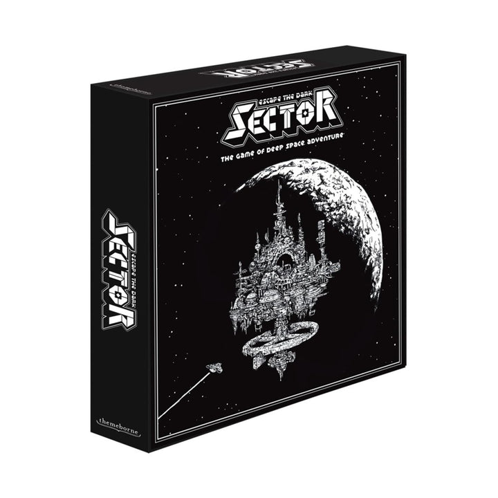 Themeborne | Entkomme dem dunklen Sektor | Brettspiel | 1 - 4 Spieler | Ab 14 Jahren | 45