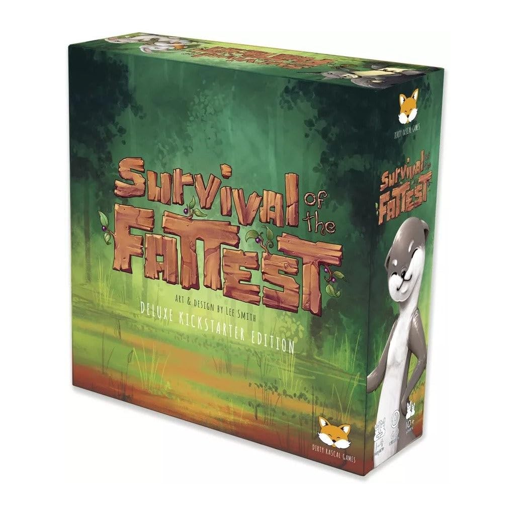 Dirty Rascal Games Survival of the Fattest - Deluxe Kickstarter Edition | 8 Miniatures | 3 Expansions