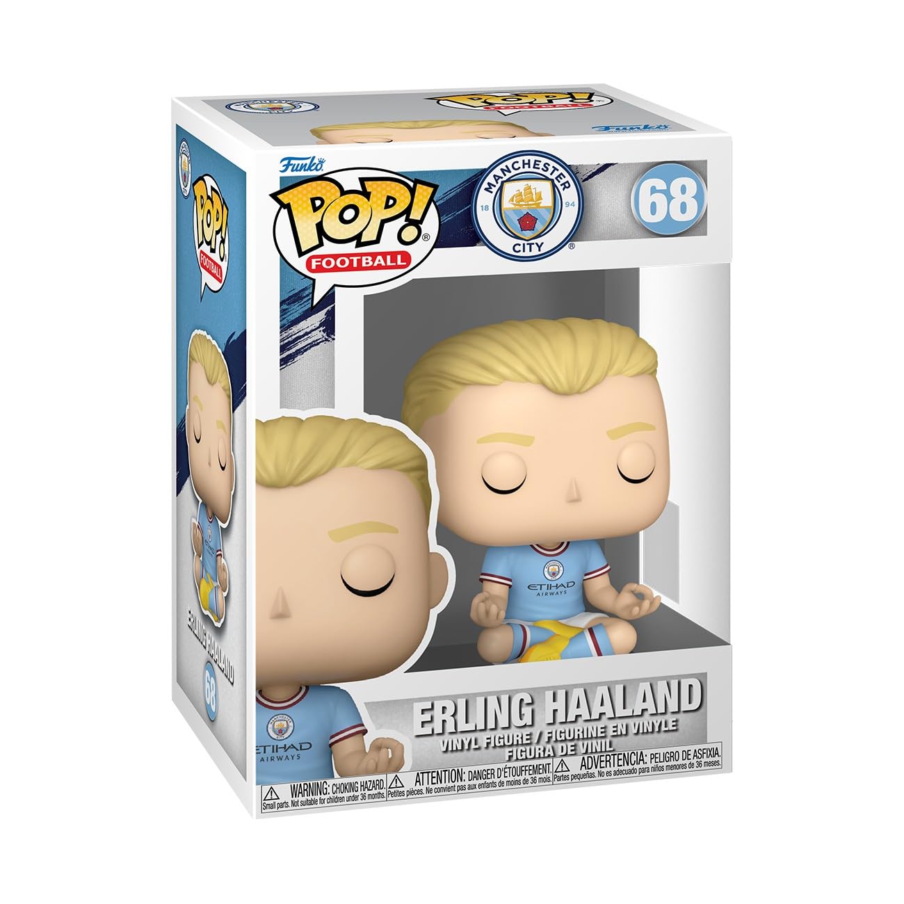 Funko Pop! Erling Haaland - Manchester City Football Collectable Vinyl Figure | Approx 3.75 in