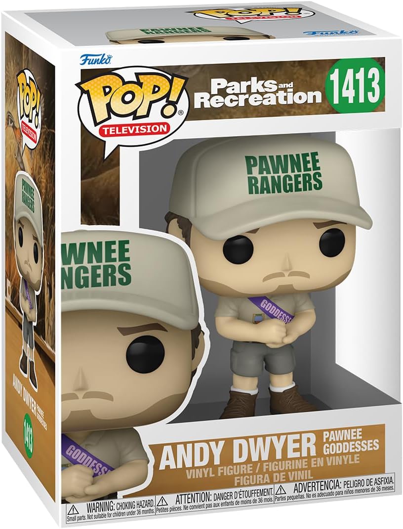 Funko Pop! TV: Parks and Recreation - Andy Dwyer with Sash Vinyl Figure (72654) 1