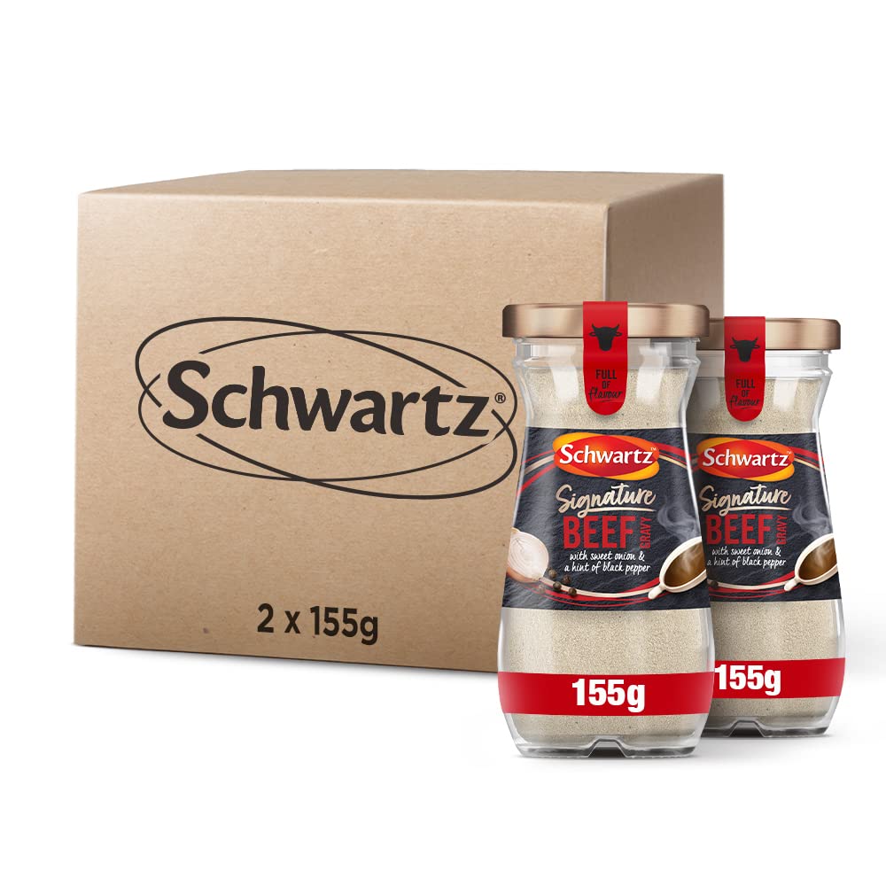 Schwartz Signature Beef Gravy 155 G | Pack of 2 | Roast Beef Flavour Instan