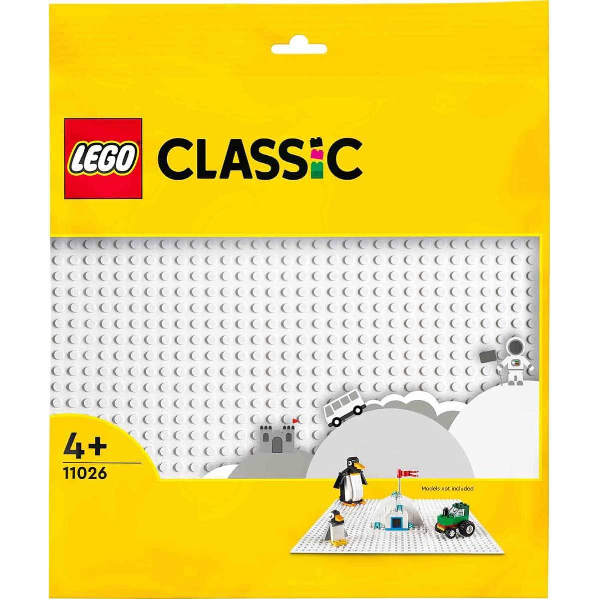LEGO Classic 11026 White Baseplate Building Base | 32x32 Studs | Ages 4+ 4