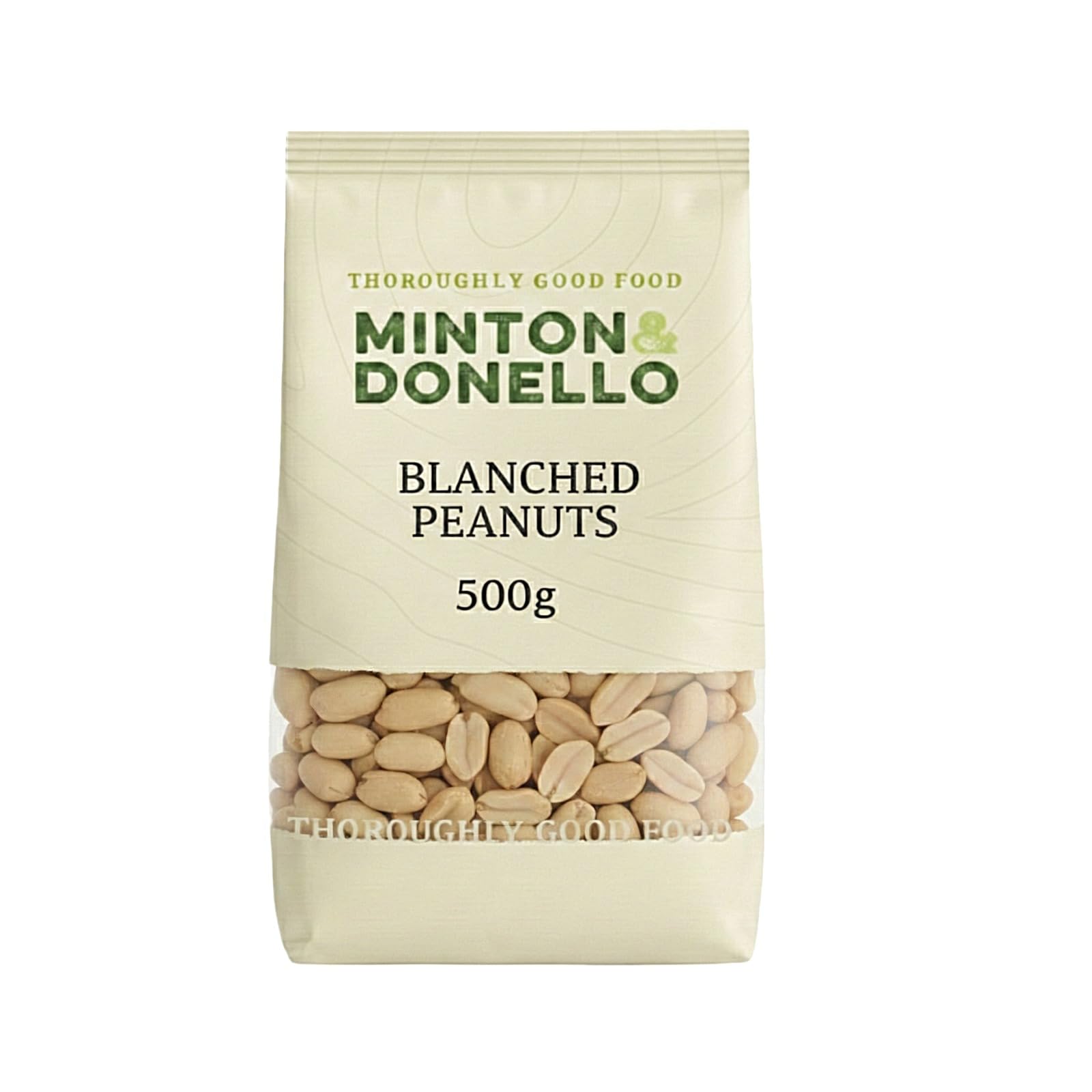 Minton & Donello Blanched Peanuts - Skinless, High Protein | 500g Pack
