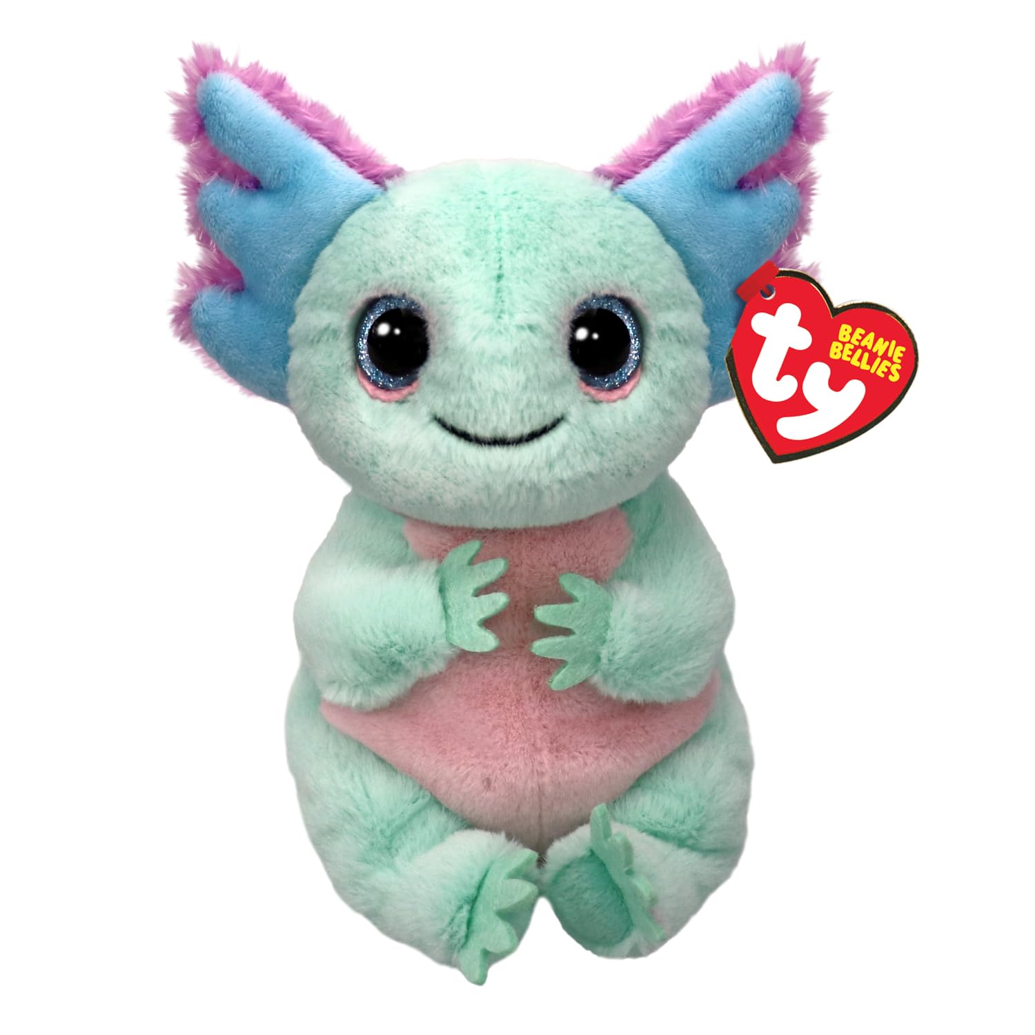 TY Alex Axolotl Beanie Bellies - 15cm Soft Plush Toy | Suitable from Birth | Multicolor 3