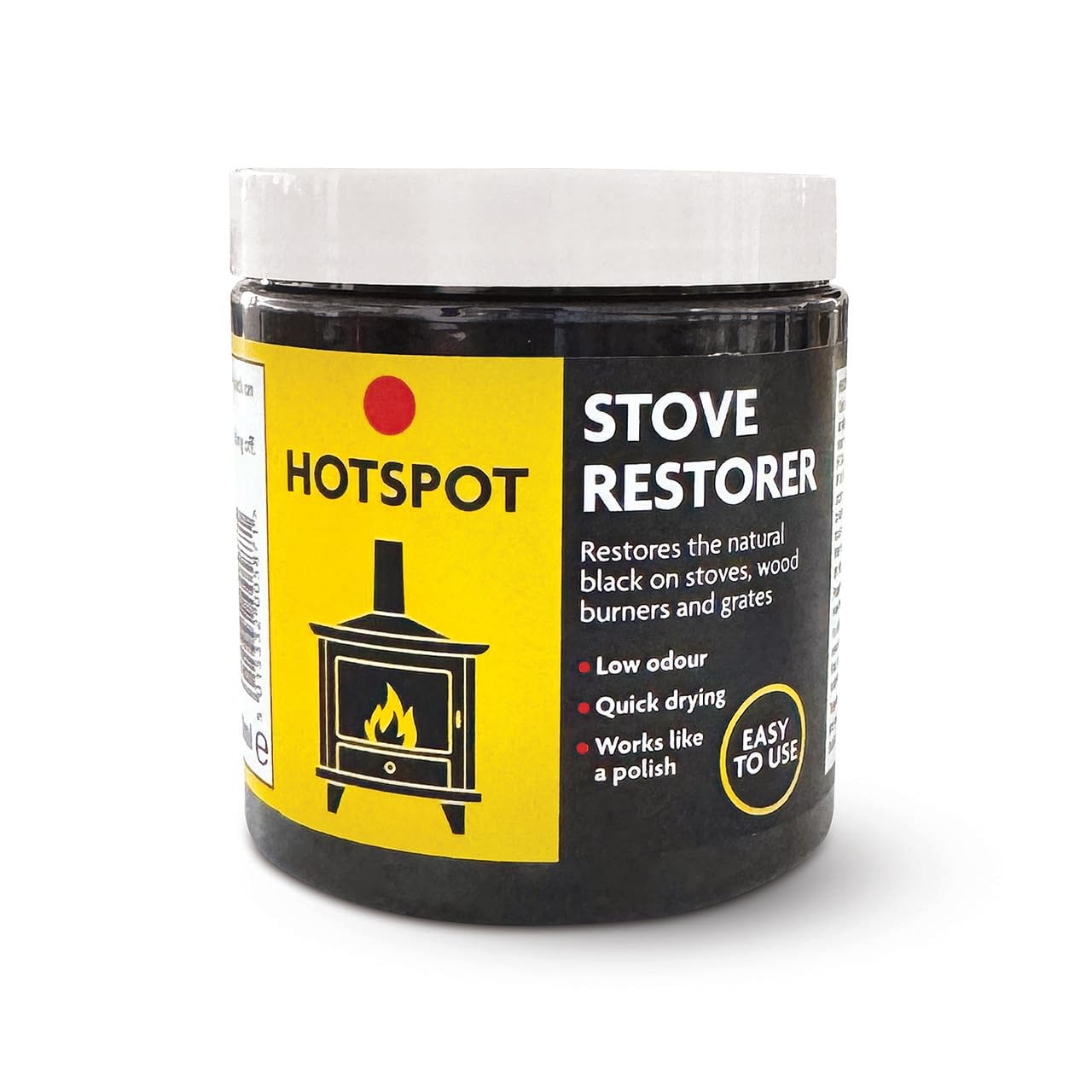 Hotspot Stove Restorer 250ml – Black Polish for Cast Iron Stoves & Fireplaces 4