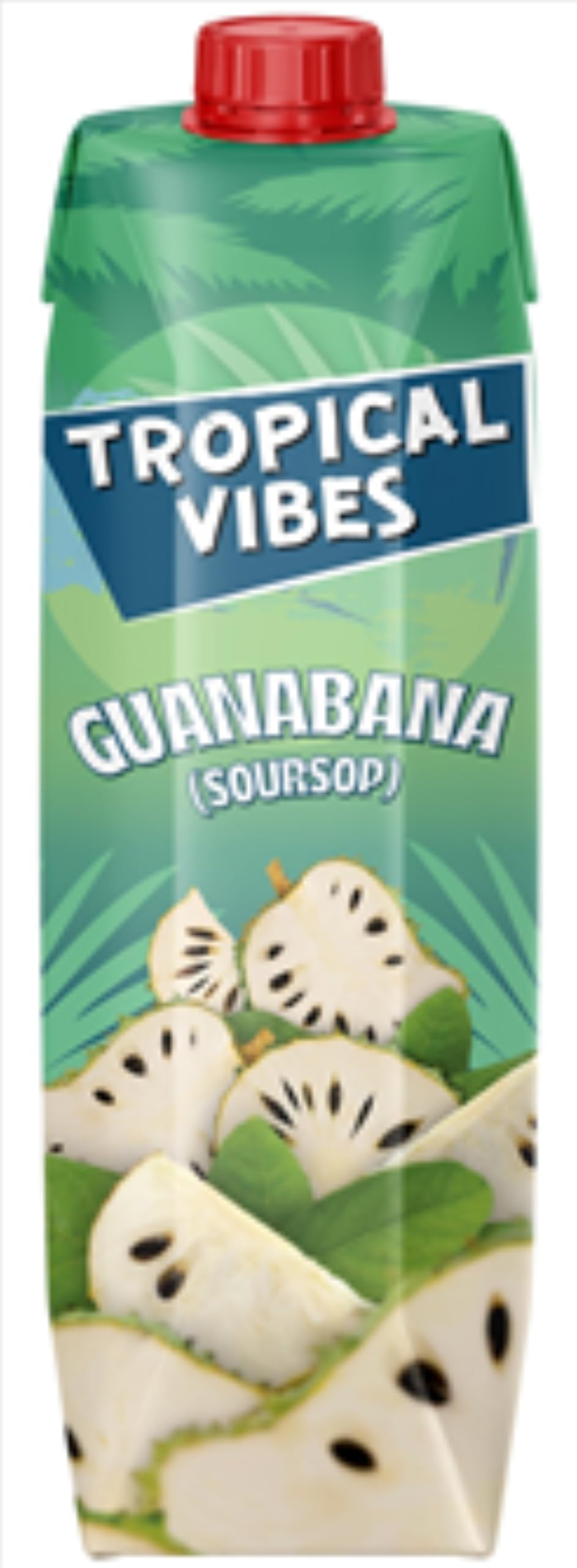Tropical Vibes Guanabana (Soursop) Juice - 1L Natural Vegan Fruit Drink