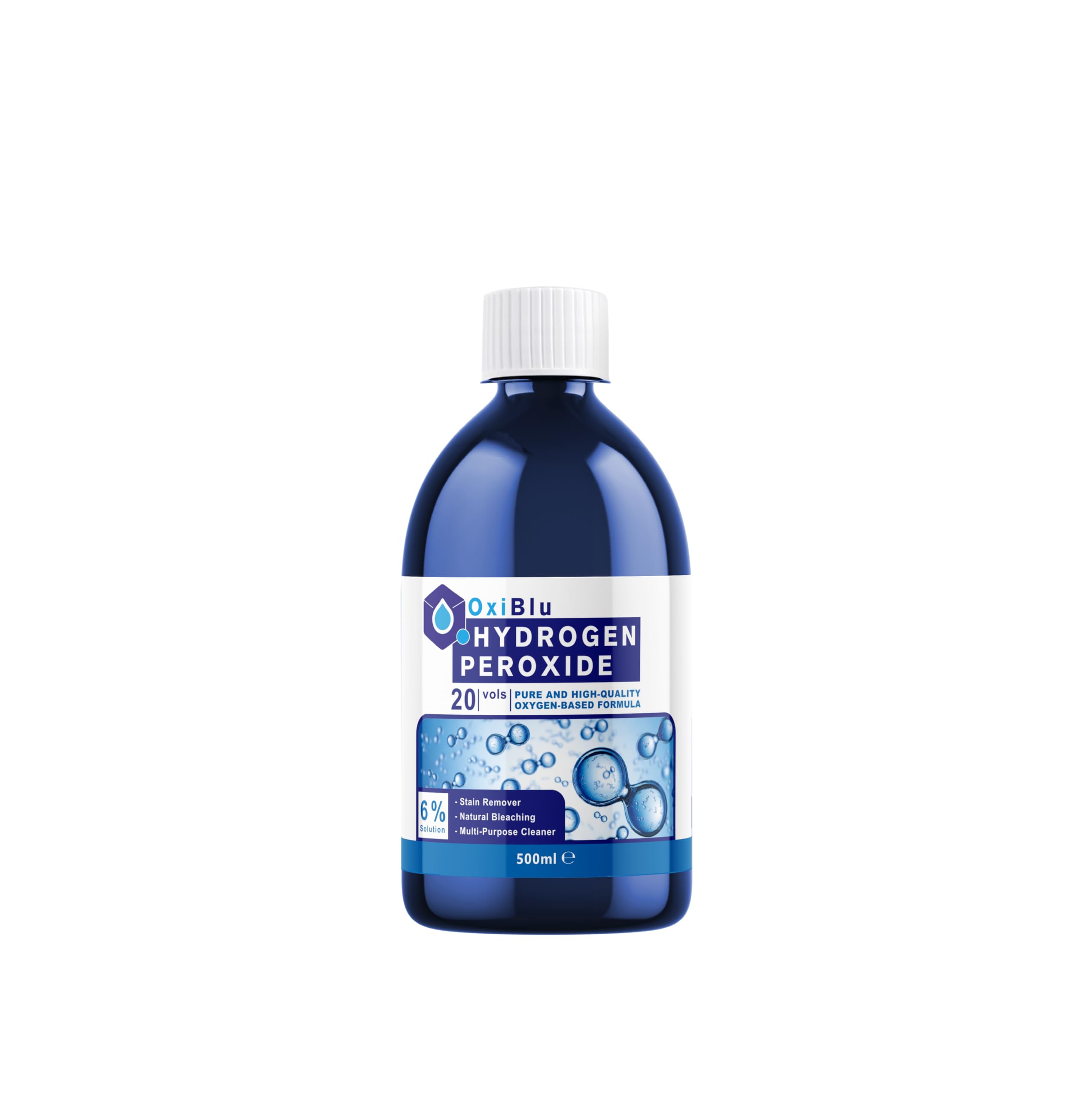 OxiBlu Hydrogen Peroxide 6% All-Purpose Cleaner - 500ml Liquid, Unscented 1