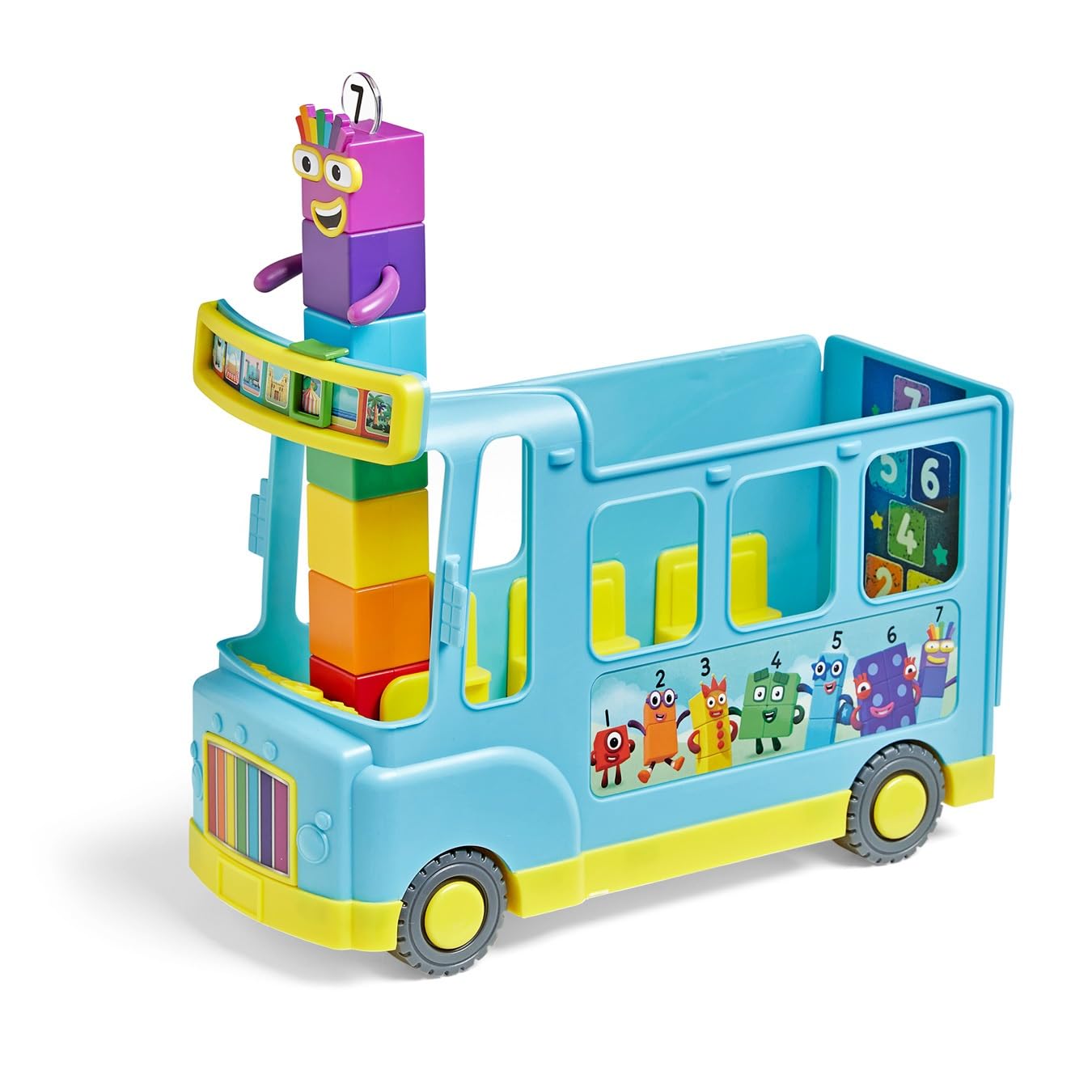 Learning Resources Numberblocks Rainbow Counting Bus Playset | Ages 3+ | Includes Seven Figure 2