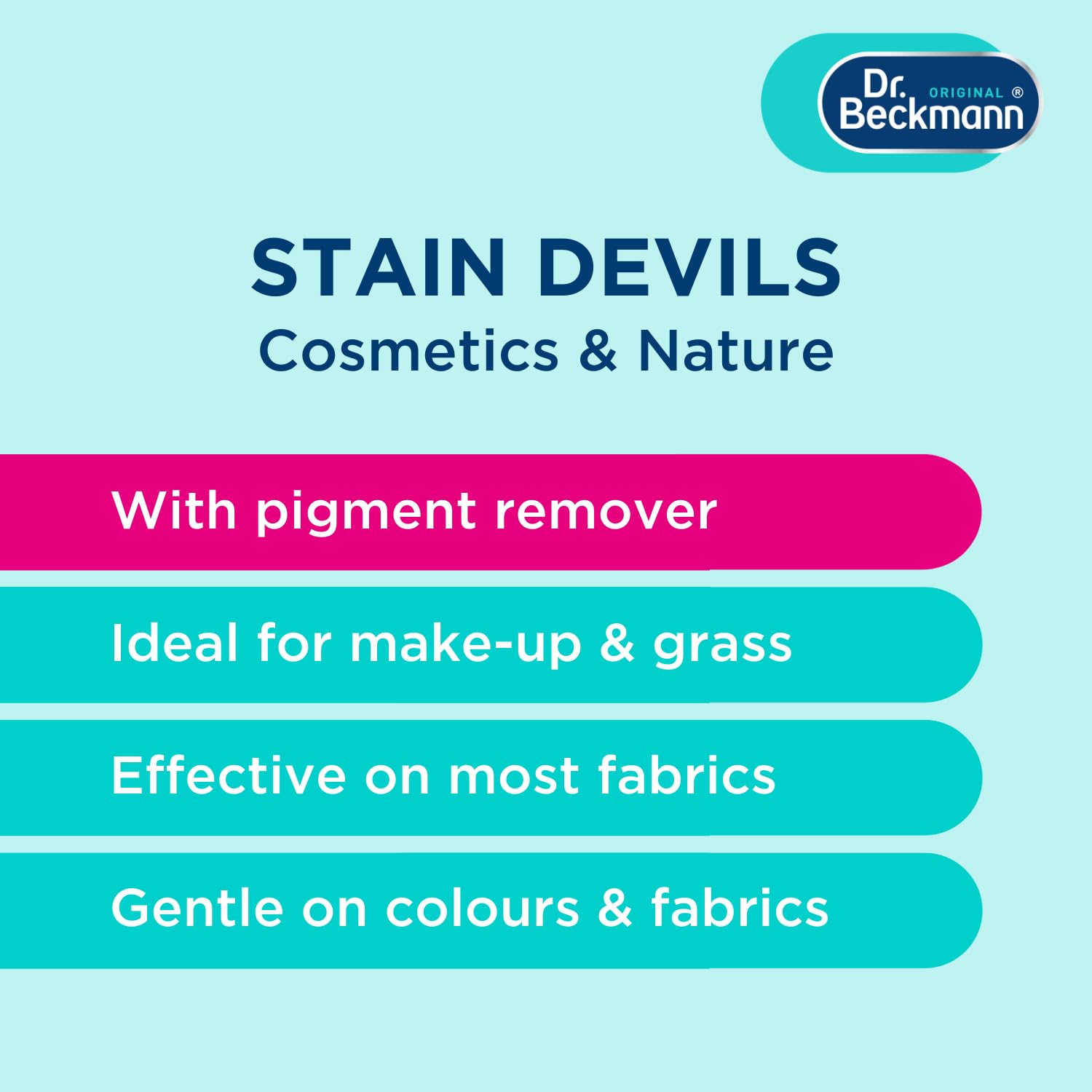 Dr. Beckmann Stain Devils - Mud, Grass & Make-Up Remover Liquid | 50ml 2