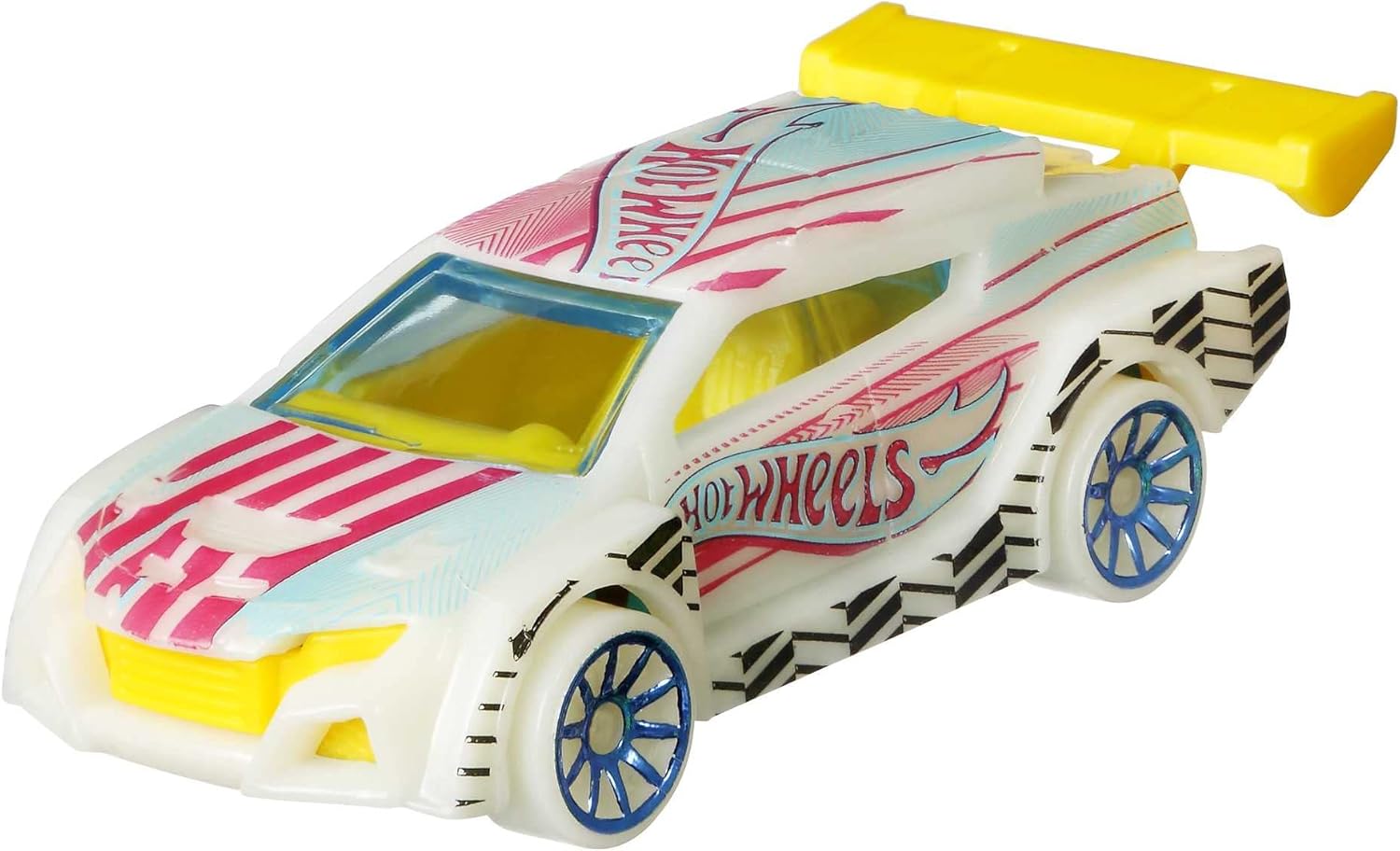 Hot Wheels Monster Trucks Glow in the Dark Bundle - 10-Piece Set with 5 Monster Trucks and 5 Die-Cast Cars 4