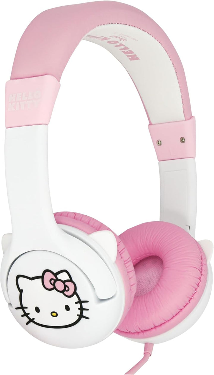 OTL Technologies Hello Kitty Wired Headphones with 3D Moulded Ears - Pink (HK1374)