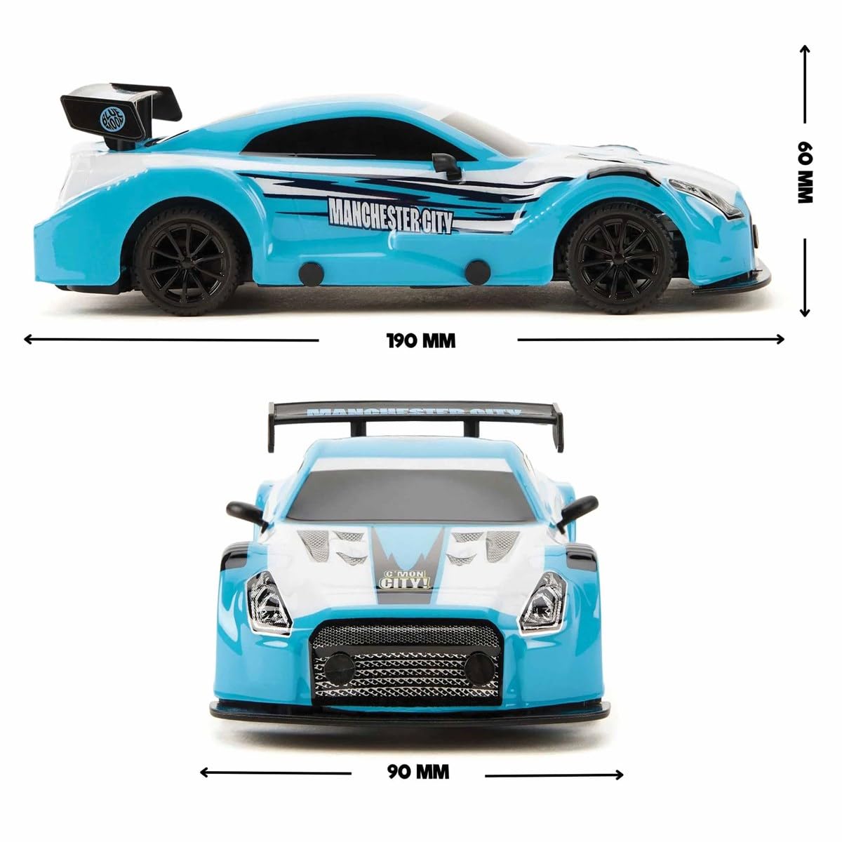 Manchester City FC Officially Licensed RC Car - 1:24 Scale Remote Control Vehicle with 2.4GHz Technology 3