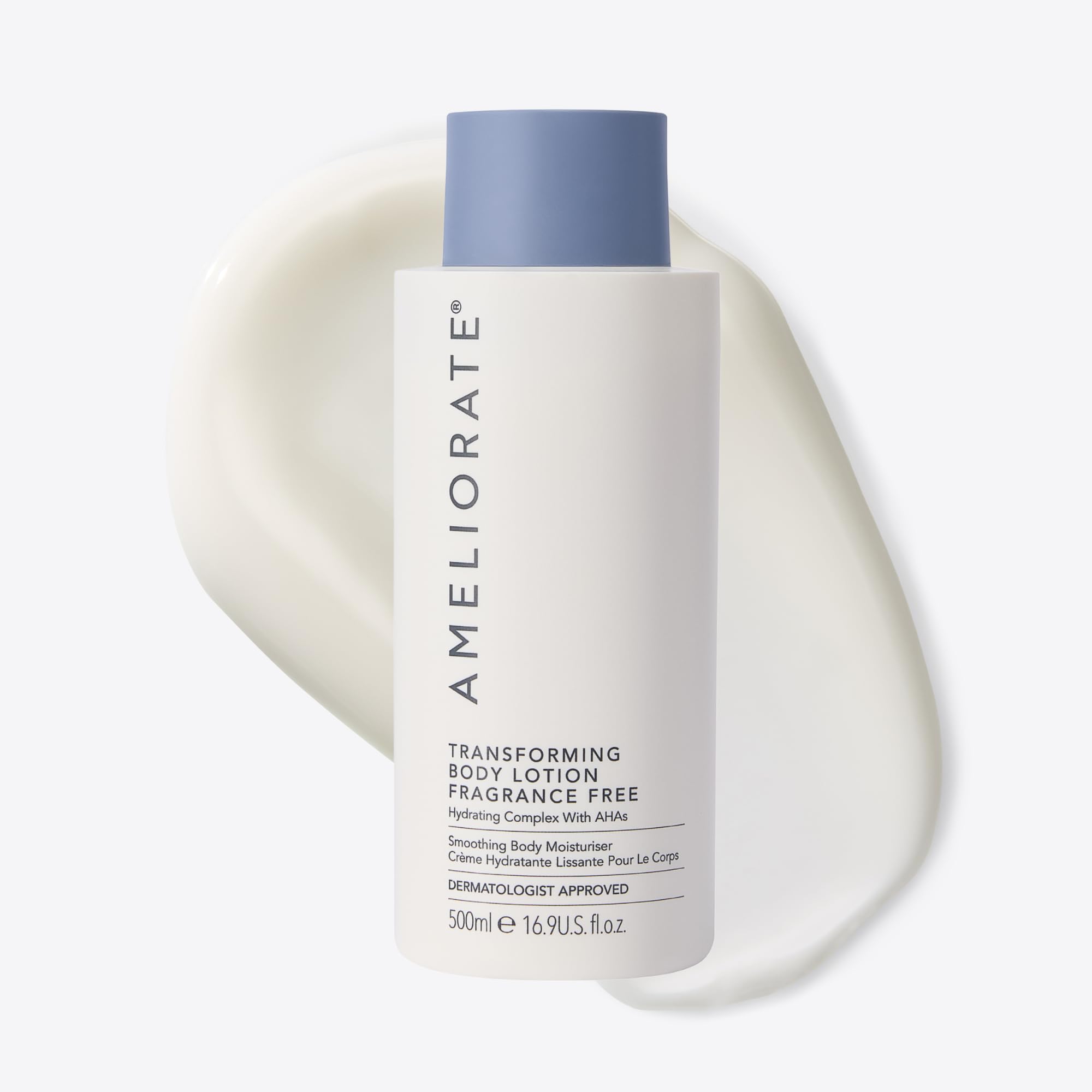 AMELIORATE Transforming Fragrance Free Body Lotion - 500ml | Keratosis Pilaris & Bumpy Skin | Hydrating 1