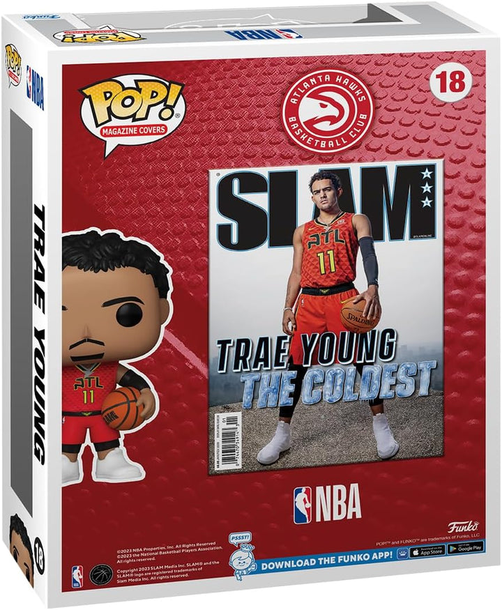 Funko POP! NBA Cover: Slam – Trae Young - Collectable Vinyl Figure - Gift Idea -