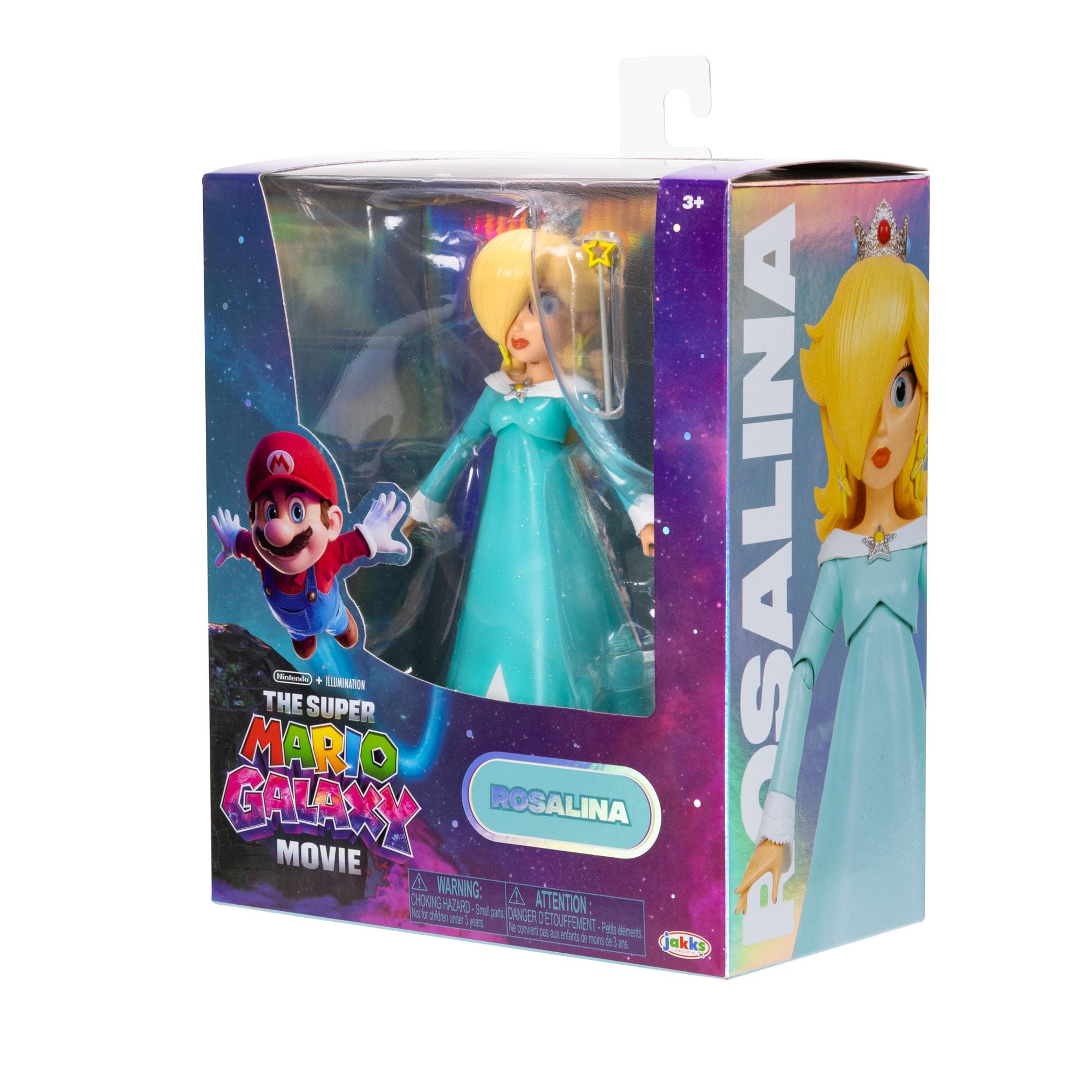 Jakks Pacific Super Mario Galaxy Movie Rosalina Action Figure, 5-inch (12.7cm) with Star Wand 6