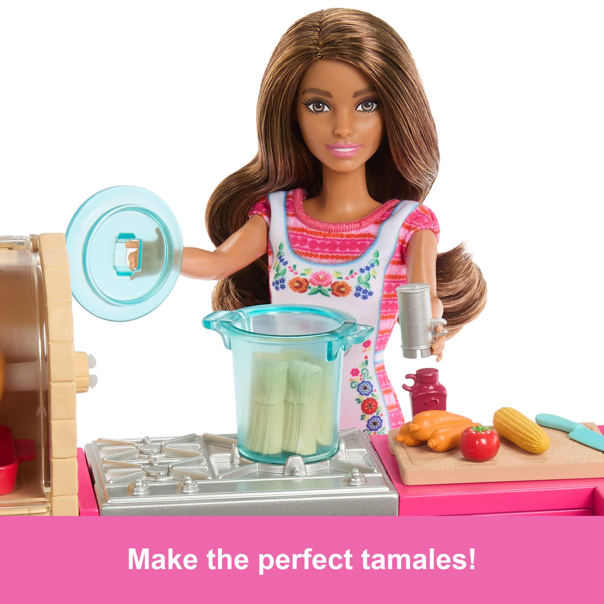 Barbie and Teresa Recipe for Friendship Teresa Doll & Kitchen Playset - Imaginative Play for Ages 3+ 2