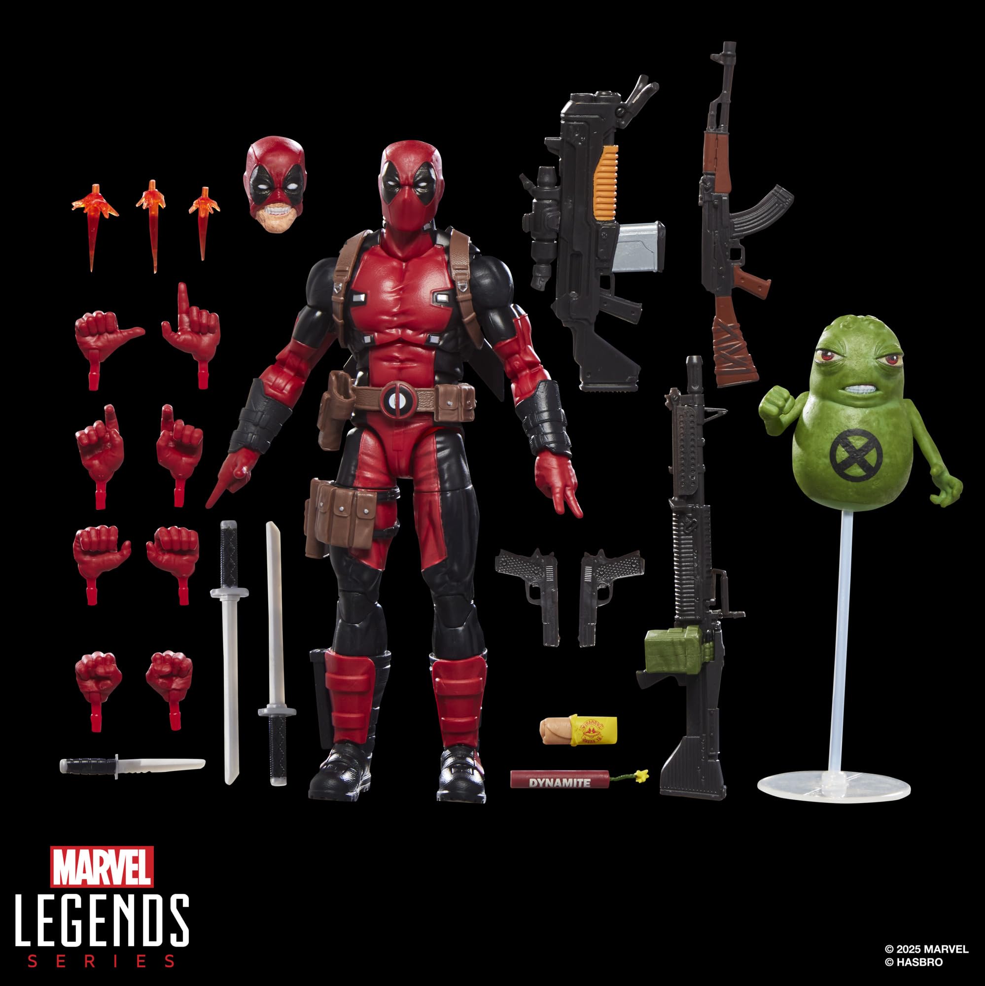Marvel Legends Maximum Series Deadpool Action Figure with Doop | 6-Inch Scale | 24 Accessories 2