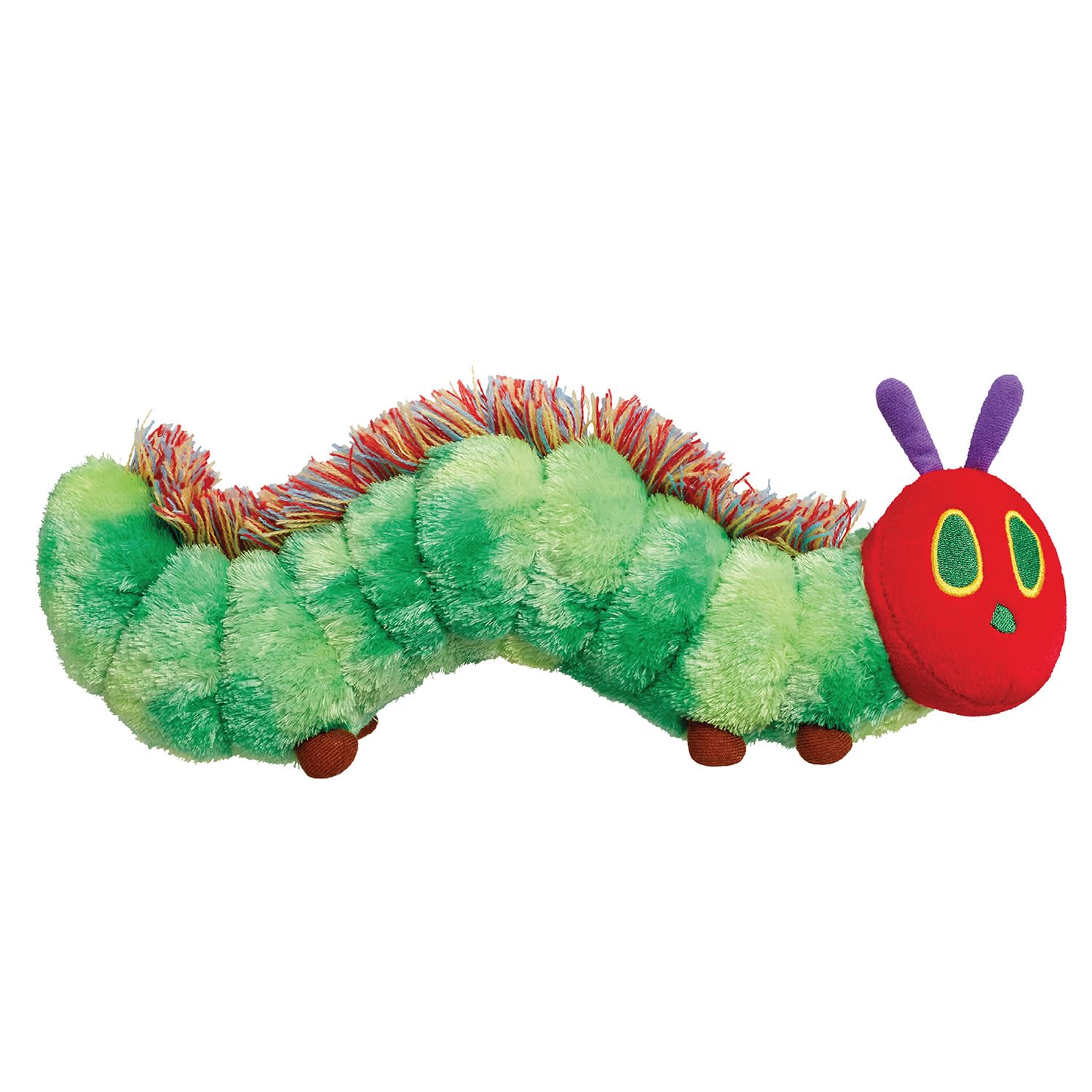 Rainbow Designs Very Hungry Caterpillar Soft Baby Toy | Tactile Fluffy Spine | 12 cm 1