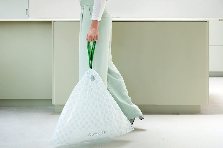 Brabantia PerfectFit Bin Liners Multipack Size B (5 Litre) Extra Strong Plastic with Tie-Tape