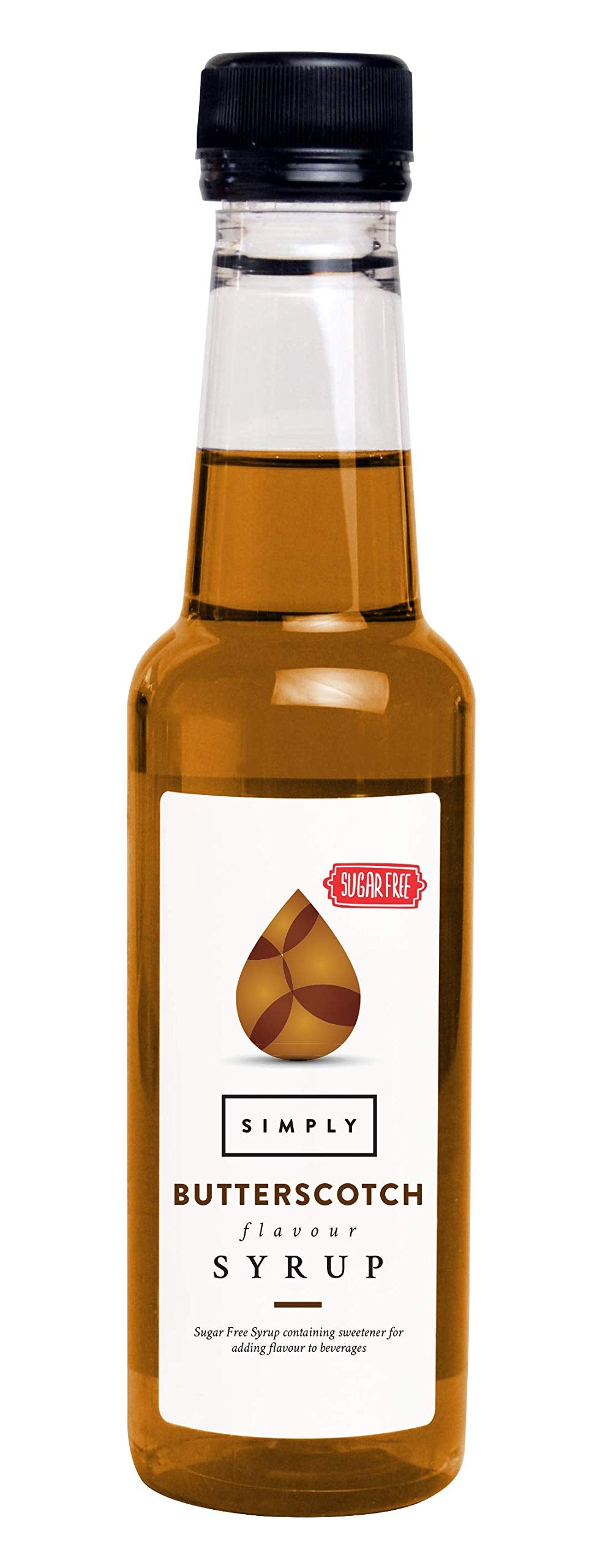 Simply Sugar Free Butterscotch Syrup - Low Calorie, Vegan, Nut Free | 250 ml 1