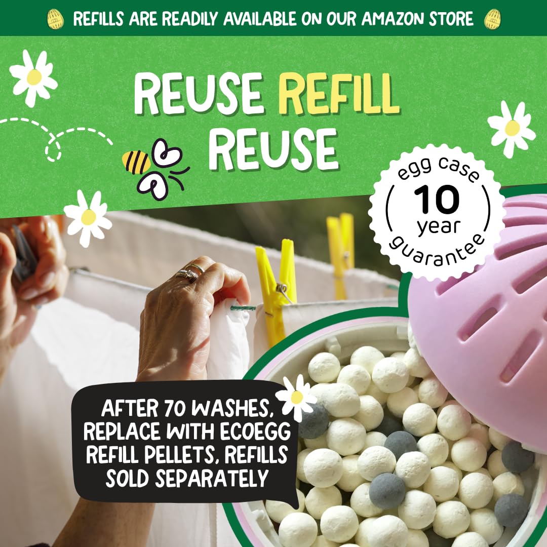 Ecoegg - Laundry Egg with 70 Washes (Refillable Laundry Detergent Solution) 3