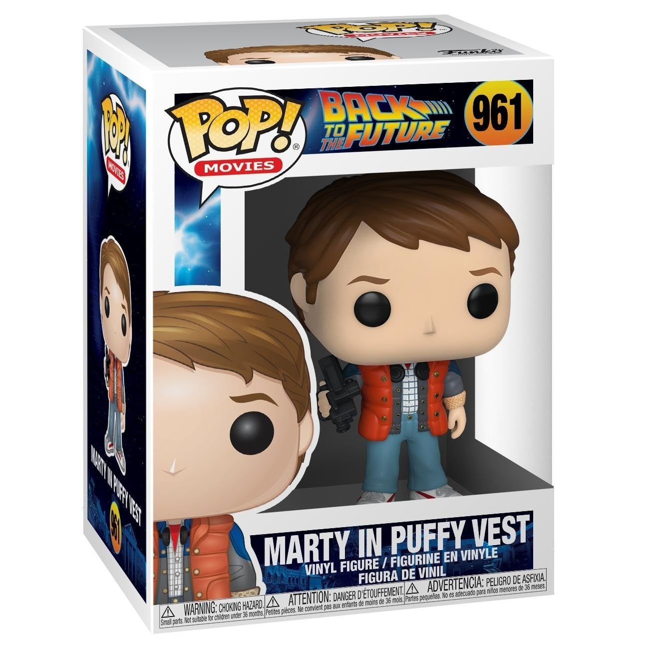 Funko Pop! Movies: Back to the Future - Marty McFly in Puffy Vest Vinyl Figure 1